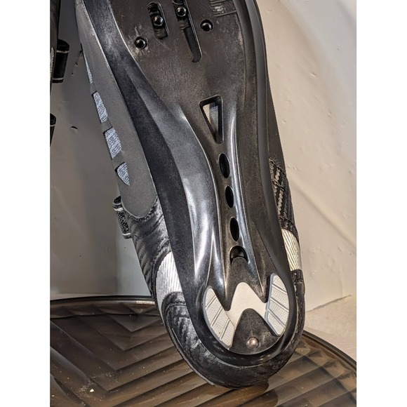 Gavin Cycling Shoes Black Grey Triple Strap Road Mountain Bike Mens Size 10 eu45 - Picture 10 of 11